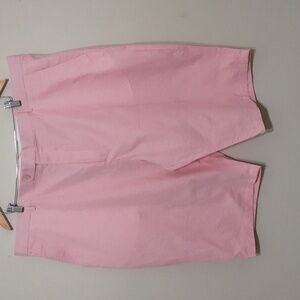 Rosso Milano short men 48 linen petal pink casual beach vacation cruise resort